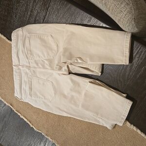 Vera Wang cream color light denim skinny jeans size 10
